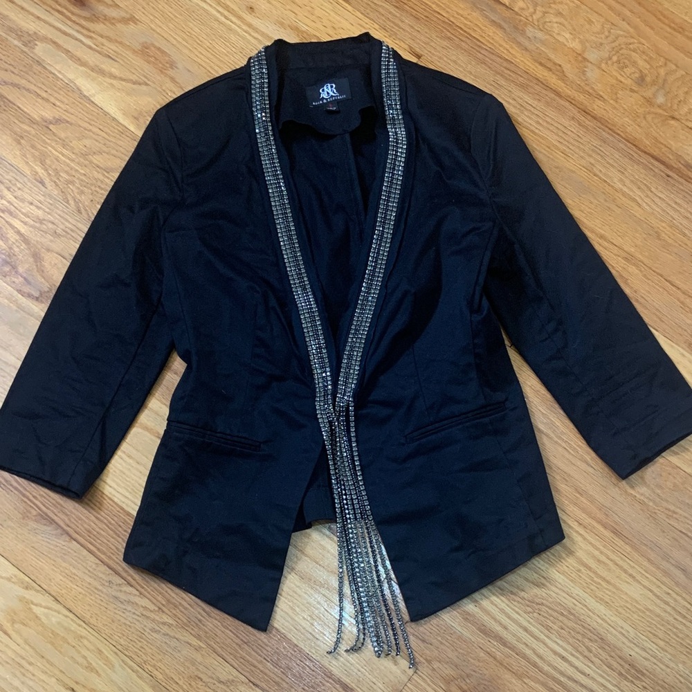 Rock & Republic Bling Bedazzle Blazer